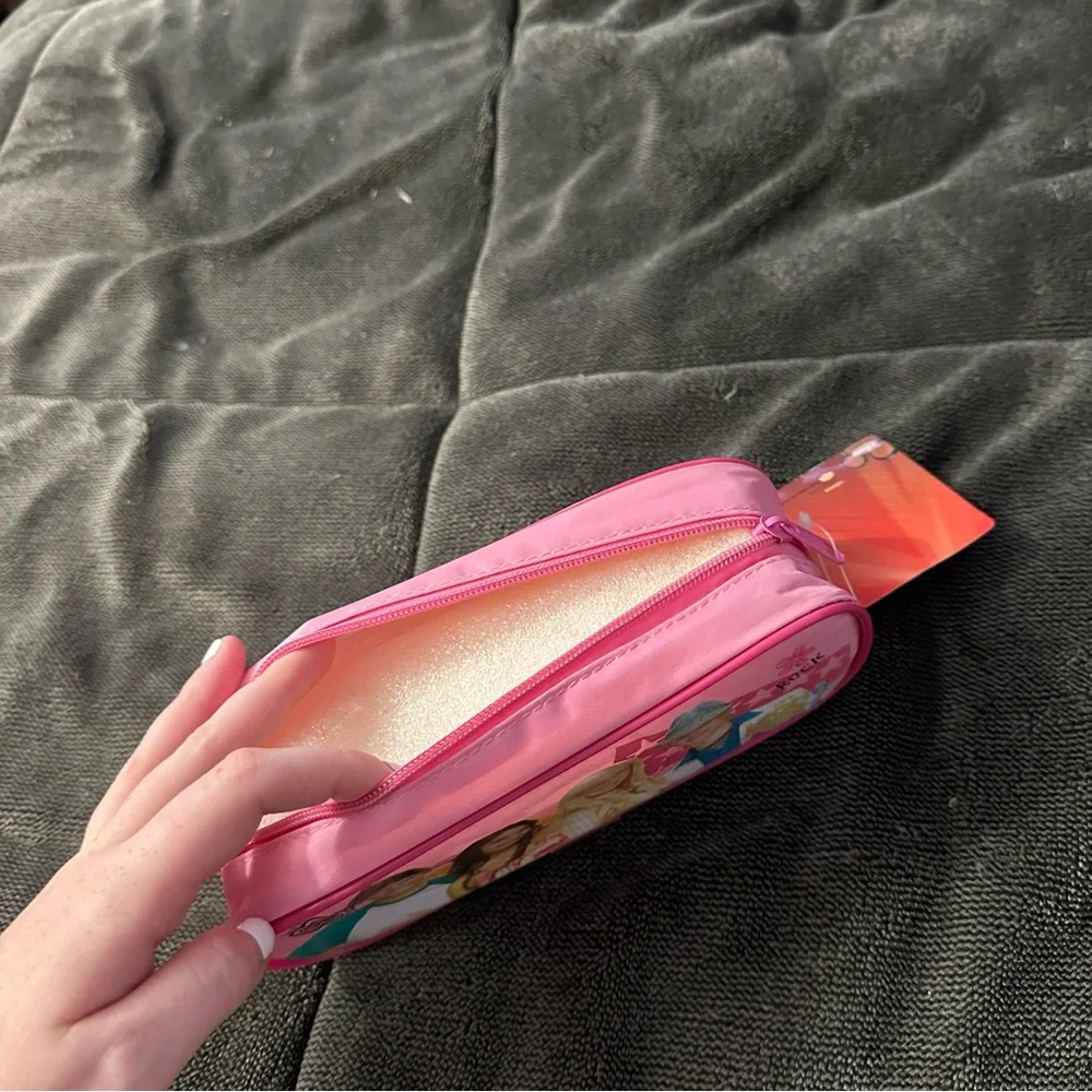 NWT Y2K Disney High School Musical 2 Pink Pencil Case